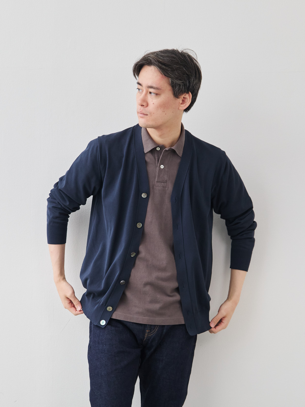 モデル 181cm 71kg サイズ L