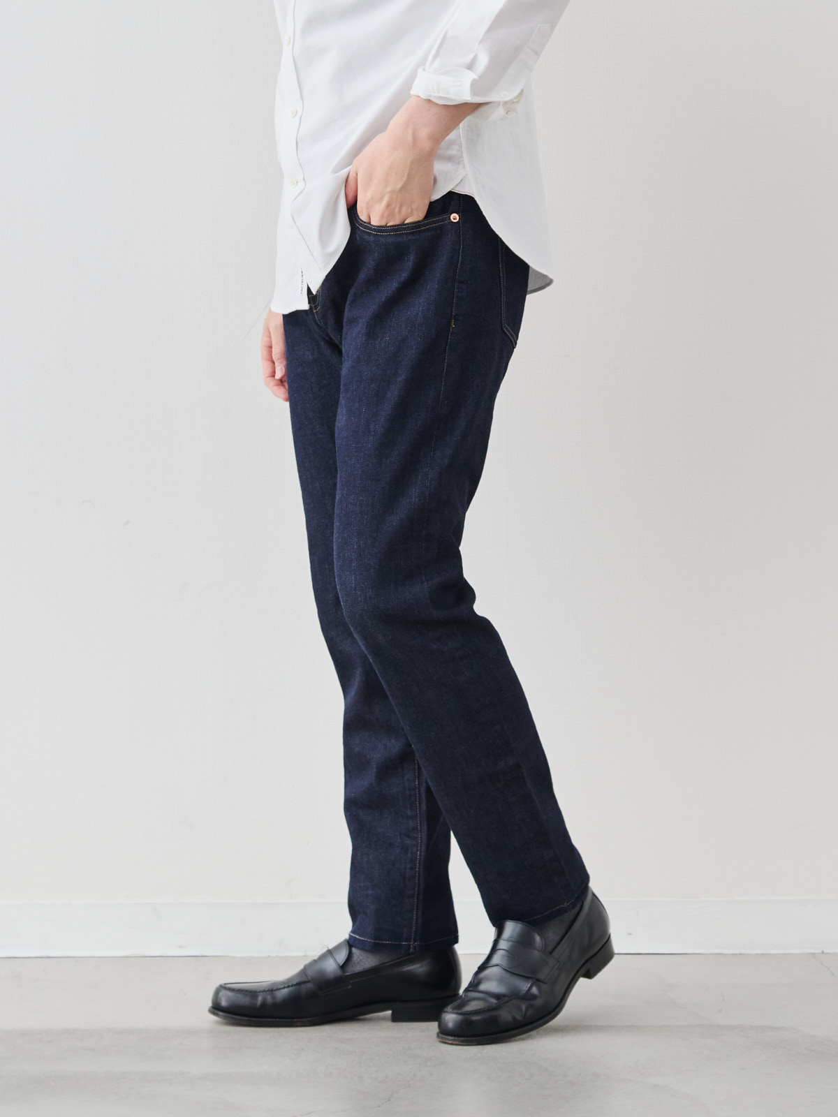 Pure Jeans 12オンス セルビッチ/スリムフィット モデル 181cm 71kg サイズ L