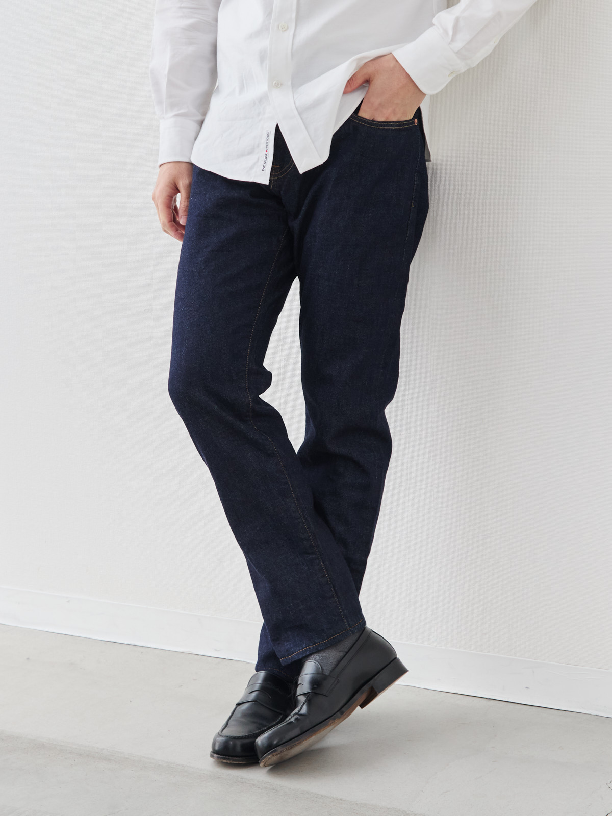 Pure Jeans 12オンス セルビッチ/スリムフィット モデル 181cm 71kg サイズ L