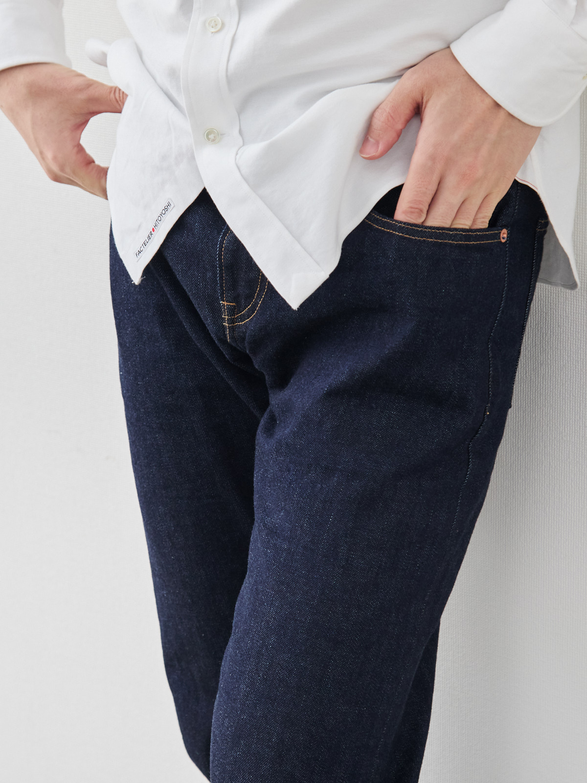 Pure Jeans 12オンス セルビッチ/スリムフィット