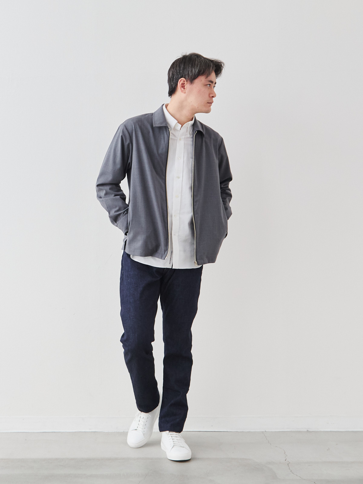 Pure Jeans 12オンス セルビッチ/スリムフィット モデル 181cm 71kg サイズ L
