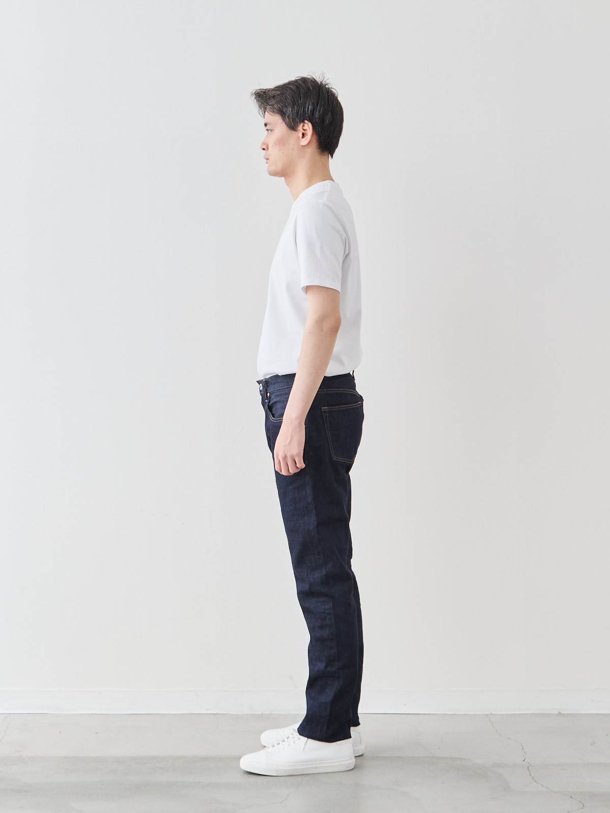 Pure Jeans 12オンス セルビッチ/スリムフィット モデル 181cm 71kg サイズ L