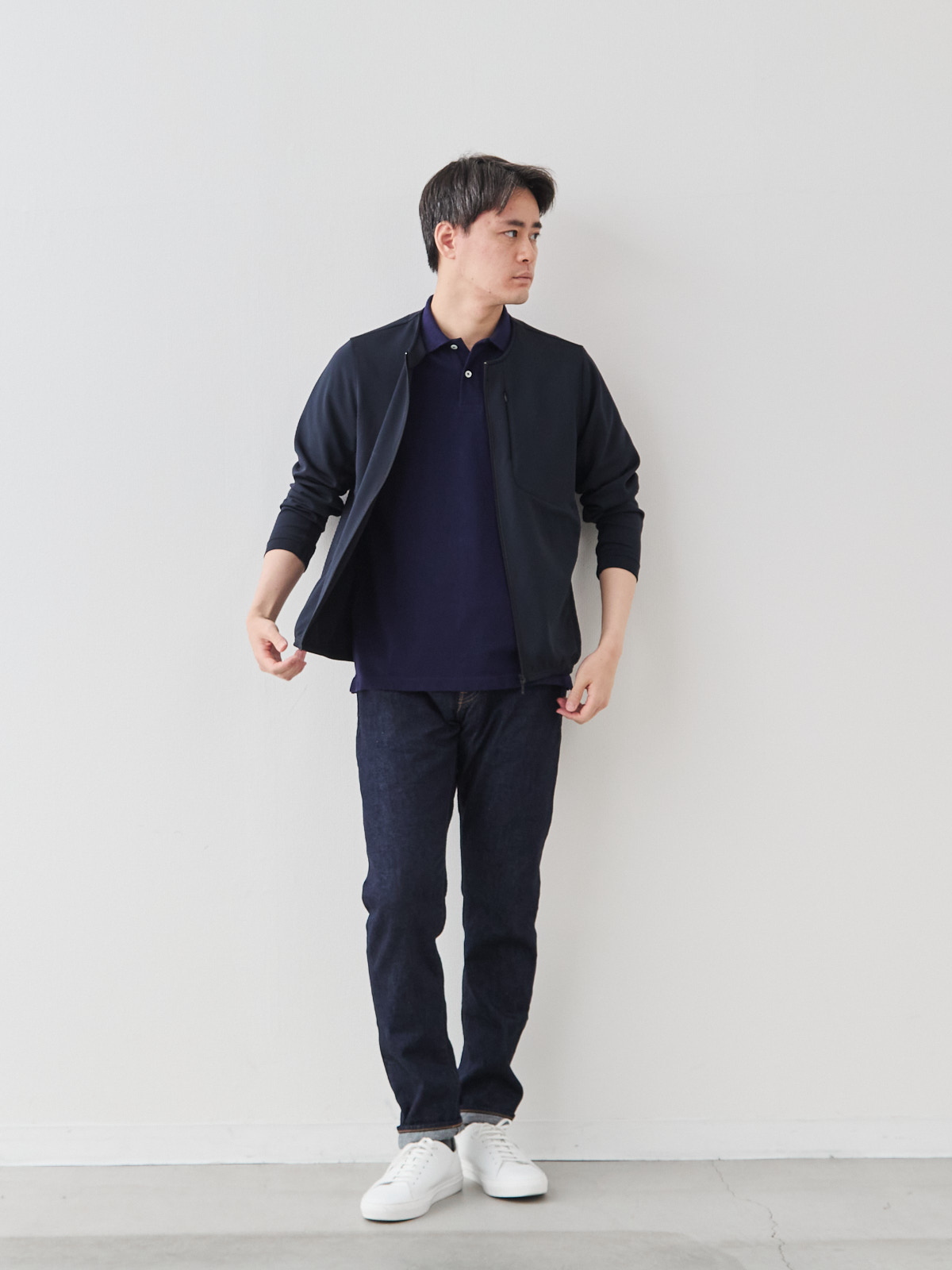 Pure Jeans 12オンス セルビッチ/スリムフィット モデル 181cm 71kg サイズ L