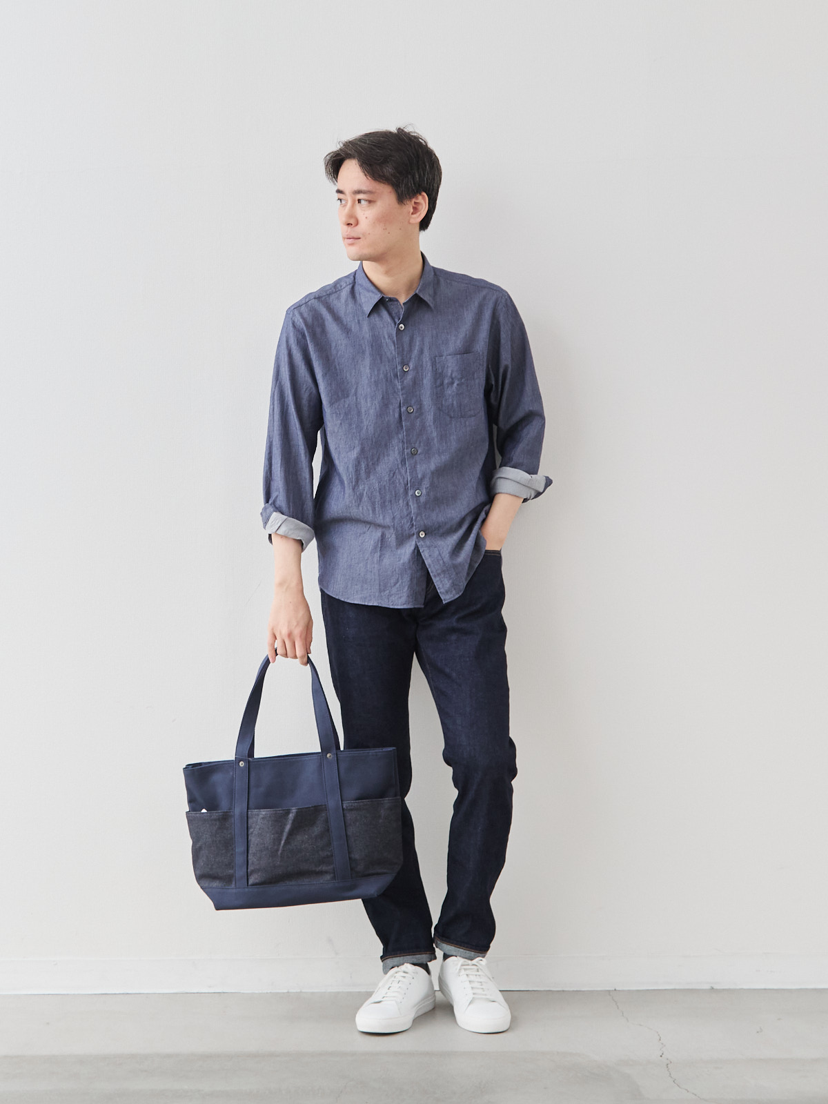 Pure Jeans 12オンス セルビッチ/スリムフィット モデル 181cm 71kg サイズ L