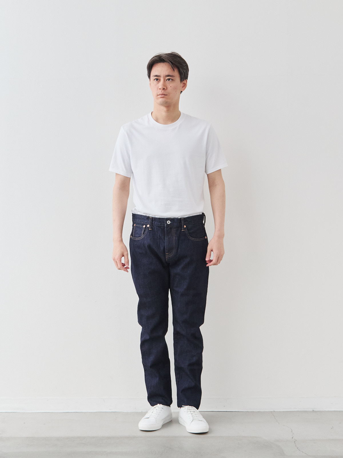 Pure Jeans 12オンス セルビッチ/スリムフィット モデル 181cm 71kg サイズ LL