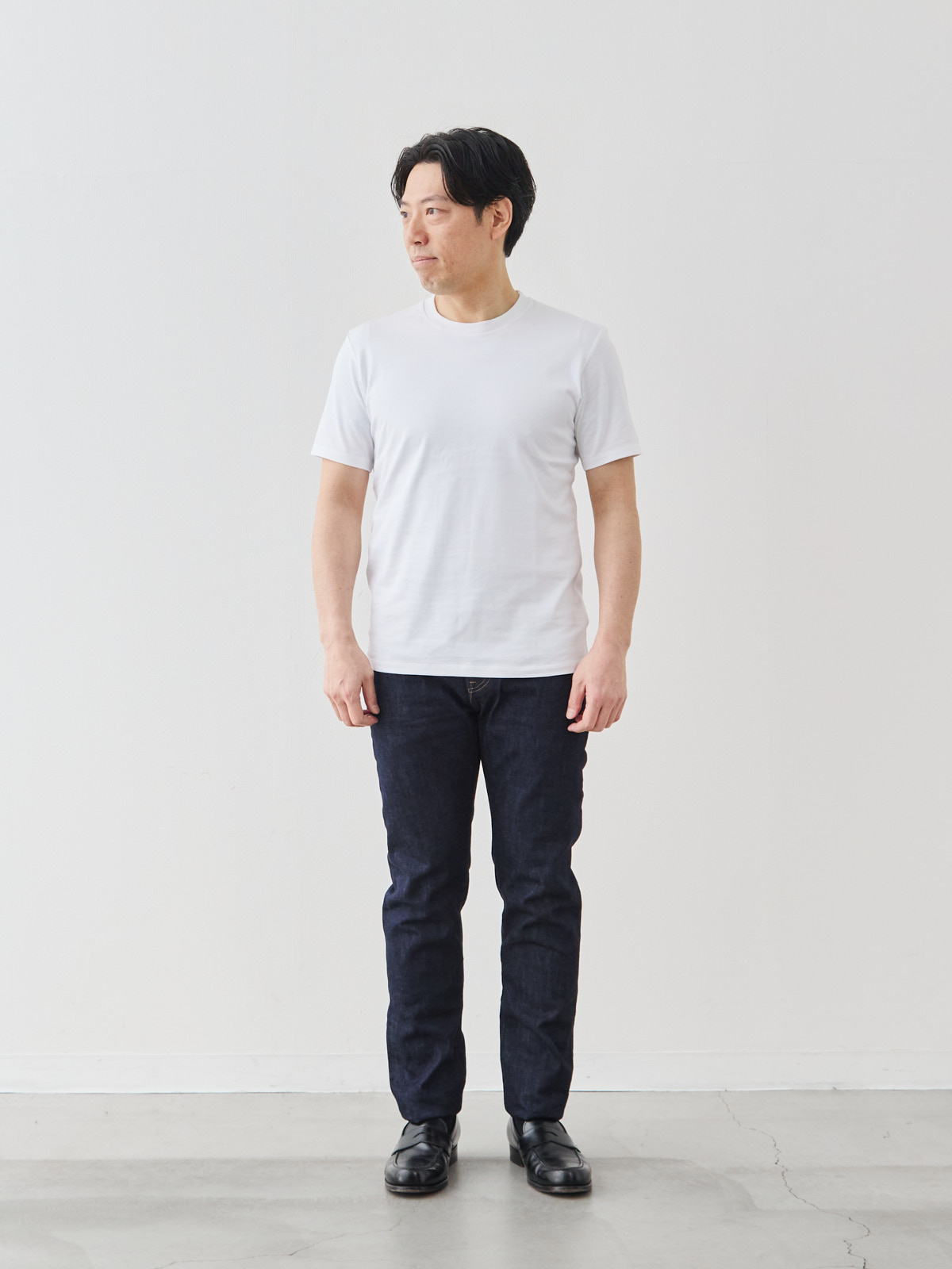 Pure Jeans 12オンス セルビッチ/スリムフィット モデル 171cm 70kg サイズ M