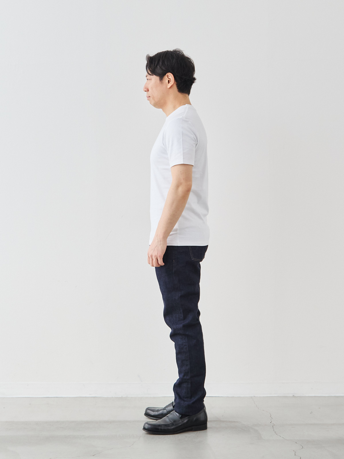 Pure Jeans 12オンス セルビッチ/スリムフィット モデル 171cm 70kg サイズ L