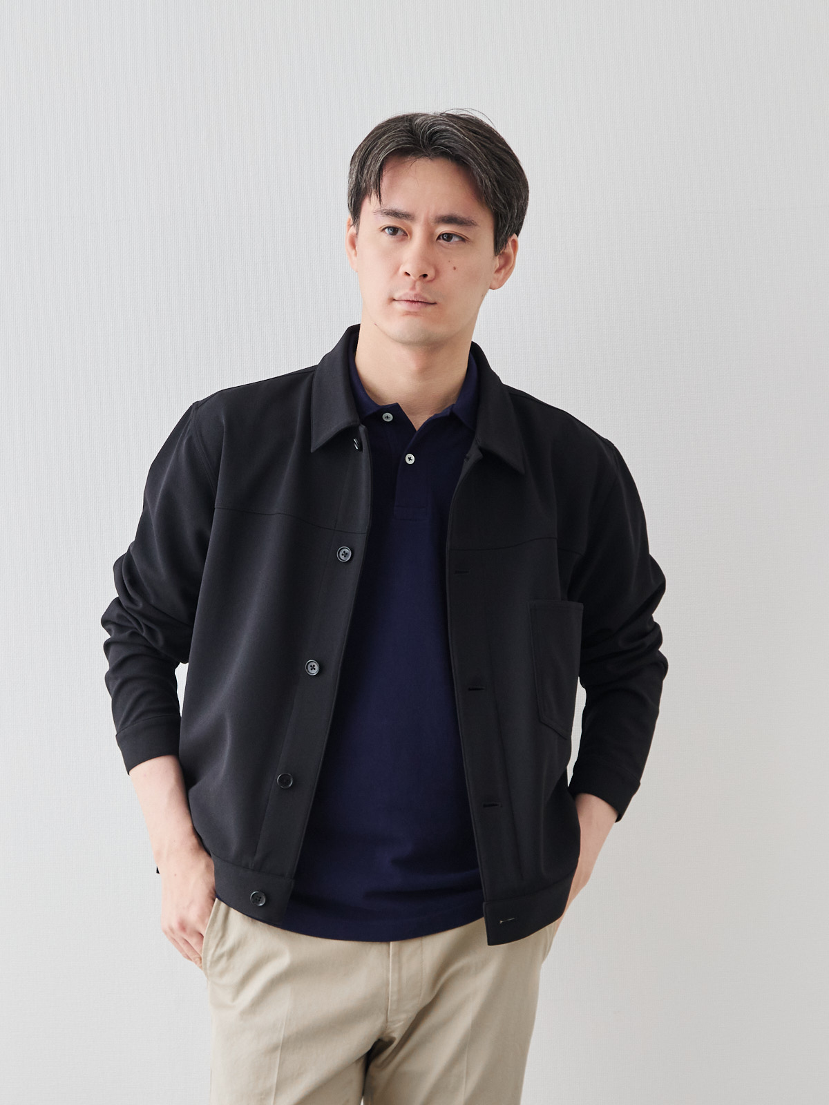 モデル 181cm 71kg サイズ L