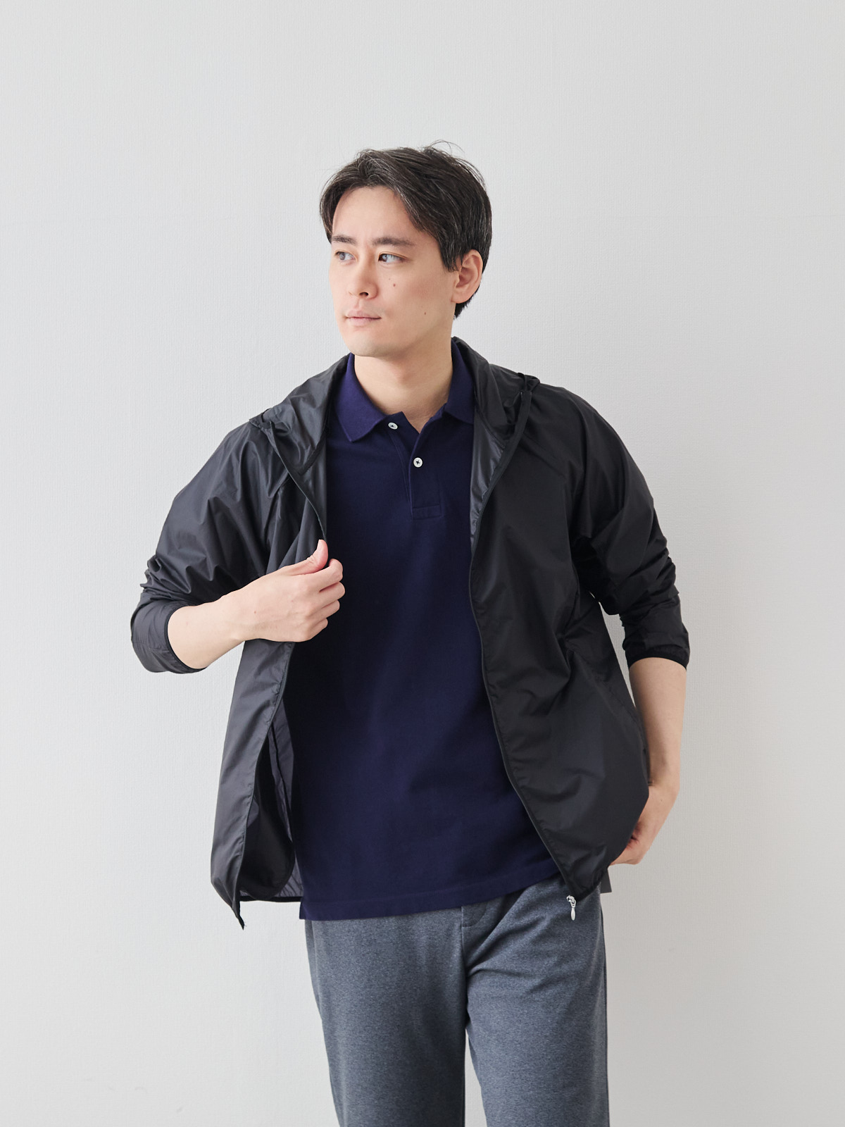 モデル 181cm 71kg サイズ L