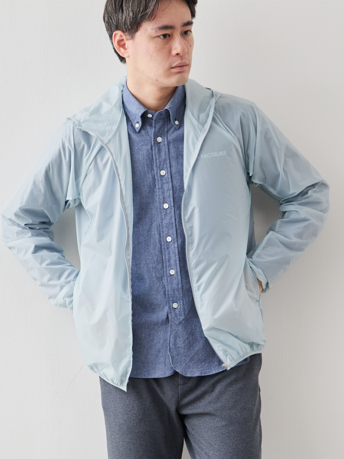 モデル 181cm 71kg サイズ L