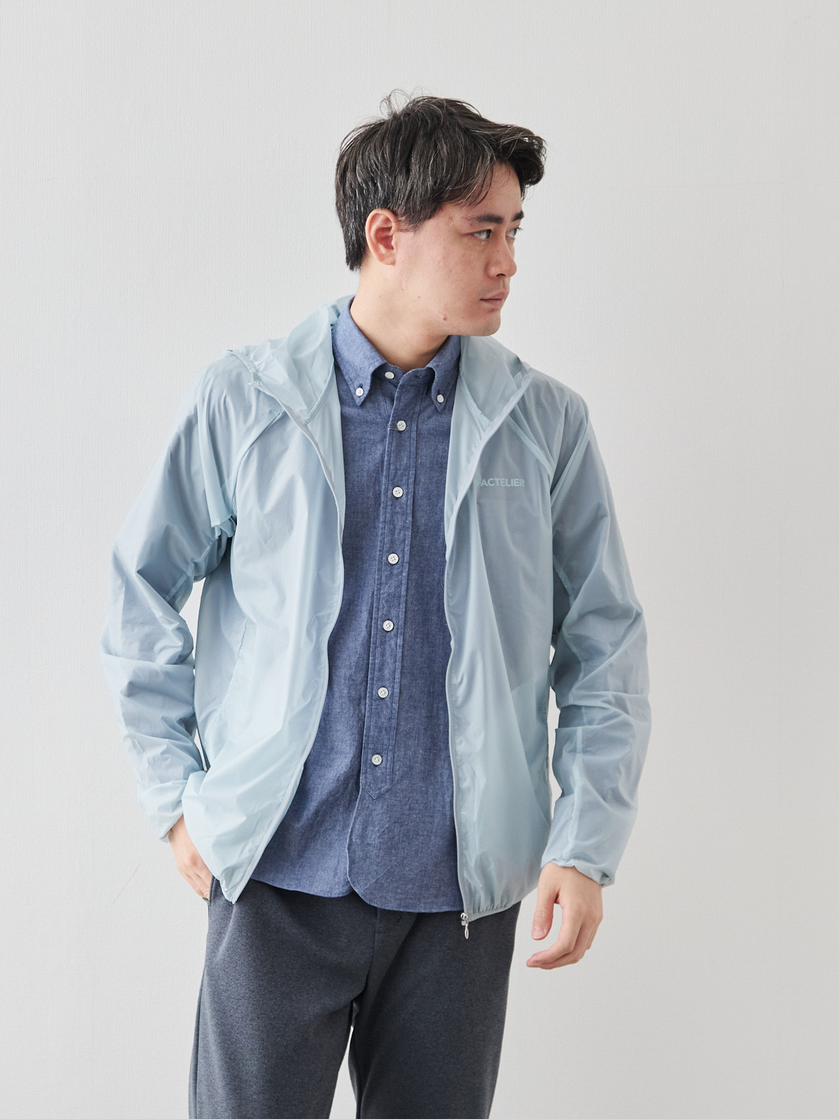 モデル 181cm 71kg サイズ L