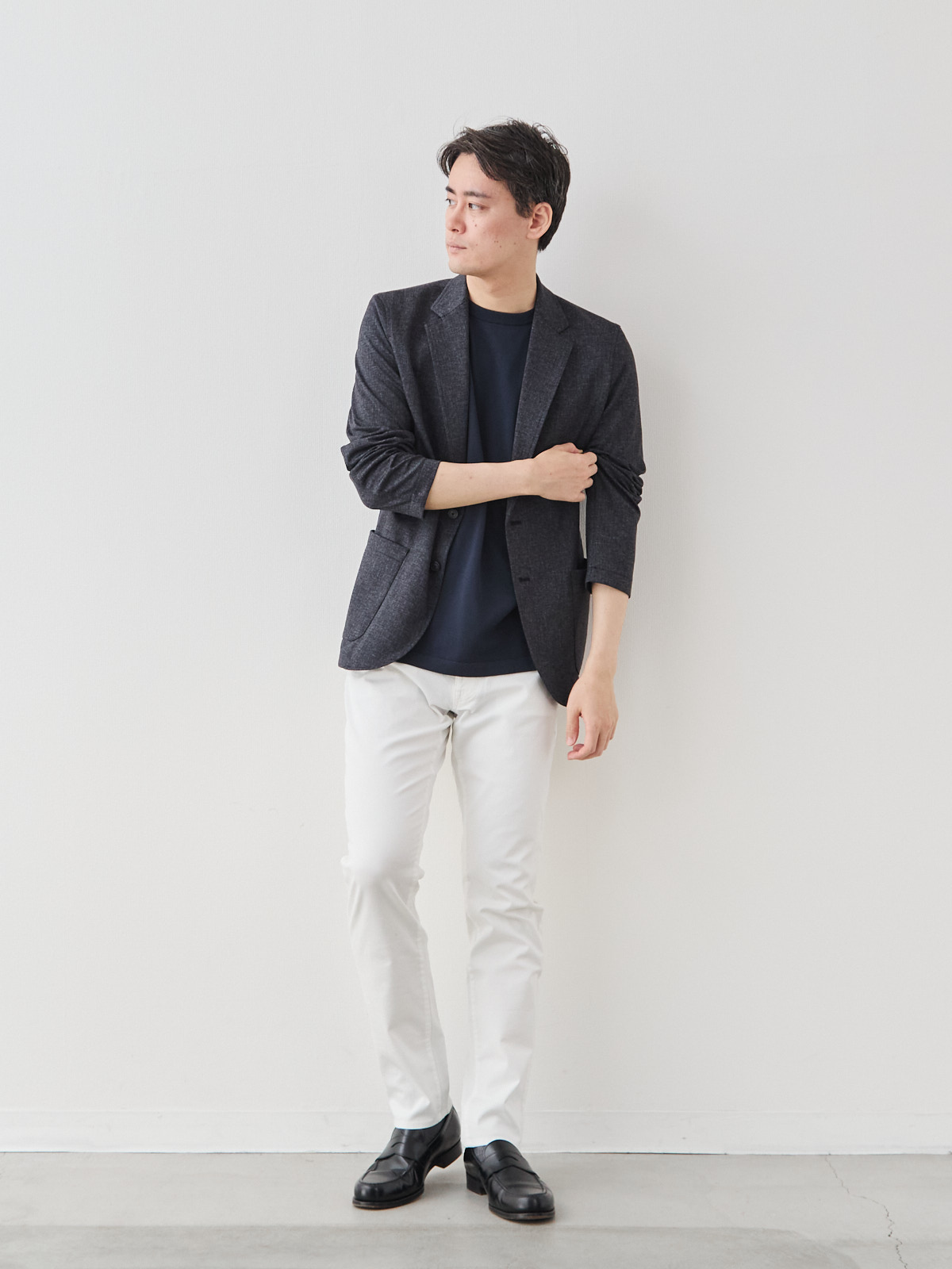 モデル 181cm 71kg サイズ L