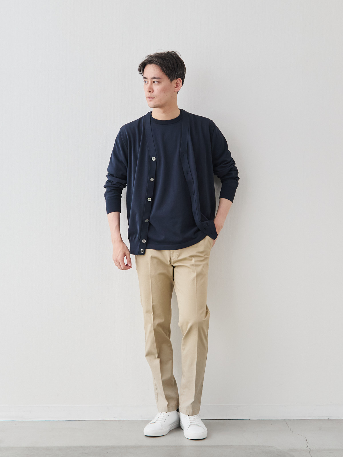 モデル 181cm 71kg サイズ L