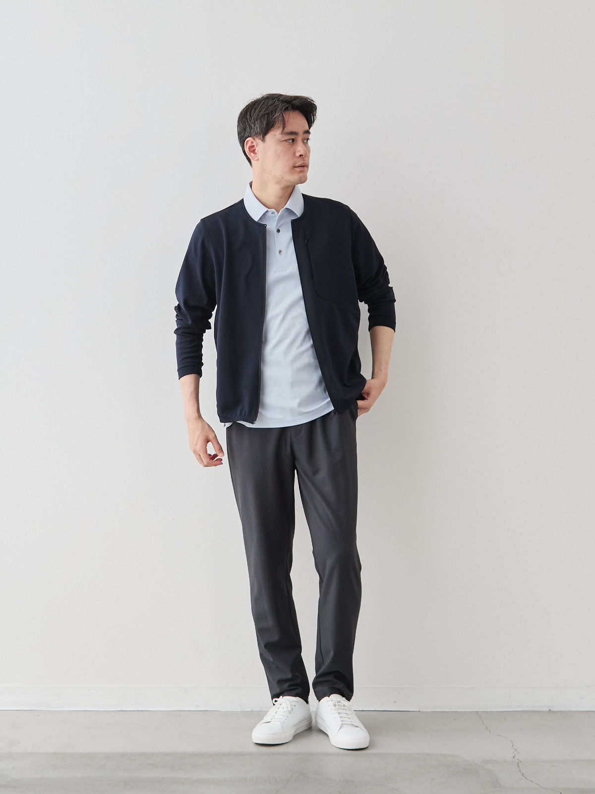 モデル 181cm 71kg サイズ L