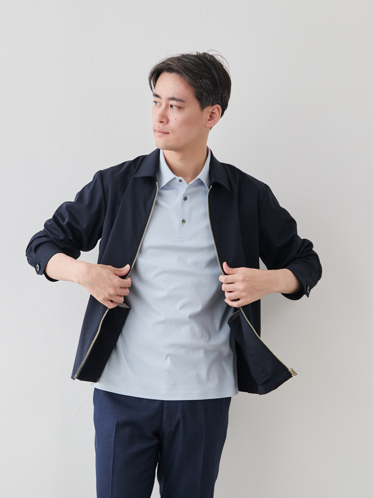 モデル 181cm 71kg サイズ L