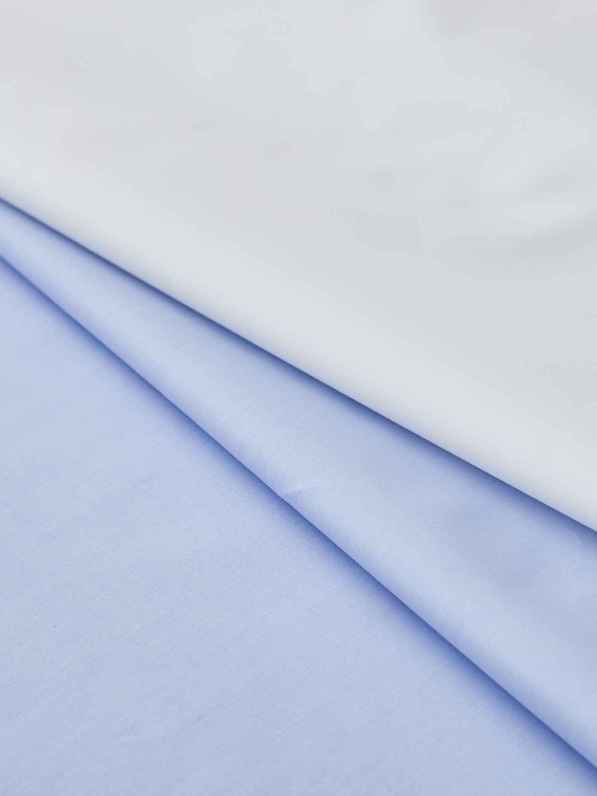 HITOYOSHI × 浜松TEXTILE 身体を起点につくる美しいオーダーシャツ/平織(ブロード)/サックス