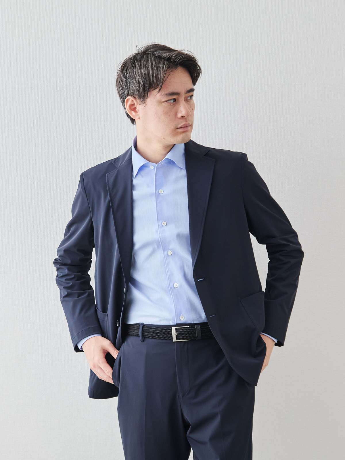 モデル 181cm 71kg ウエスト82cm サイズ L