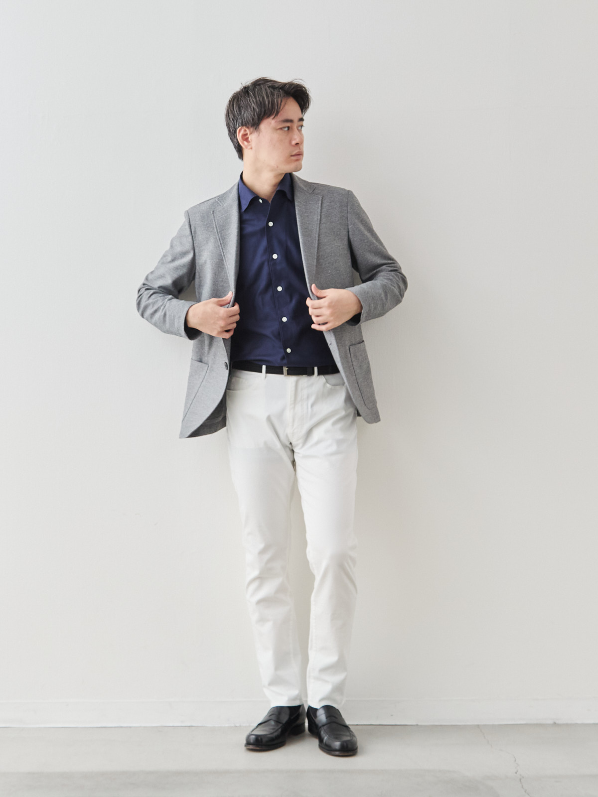 モデル 181cm 71kg ウエスト82cm サイズ L