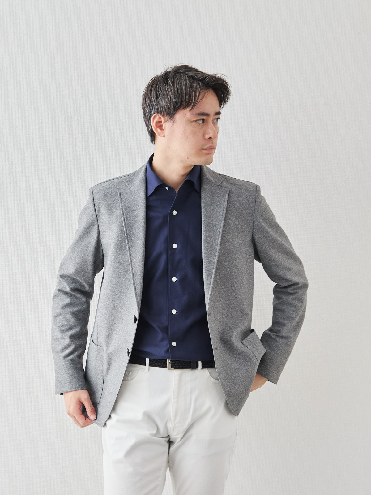モデル 181cm 71kg ウエスト82cm サイズ L
