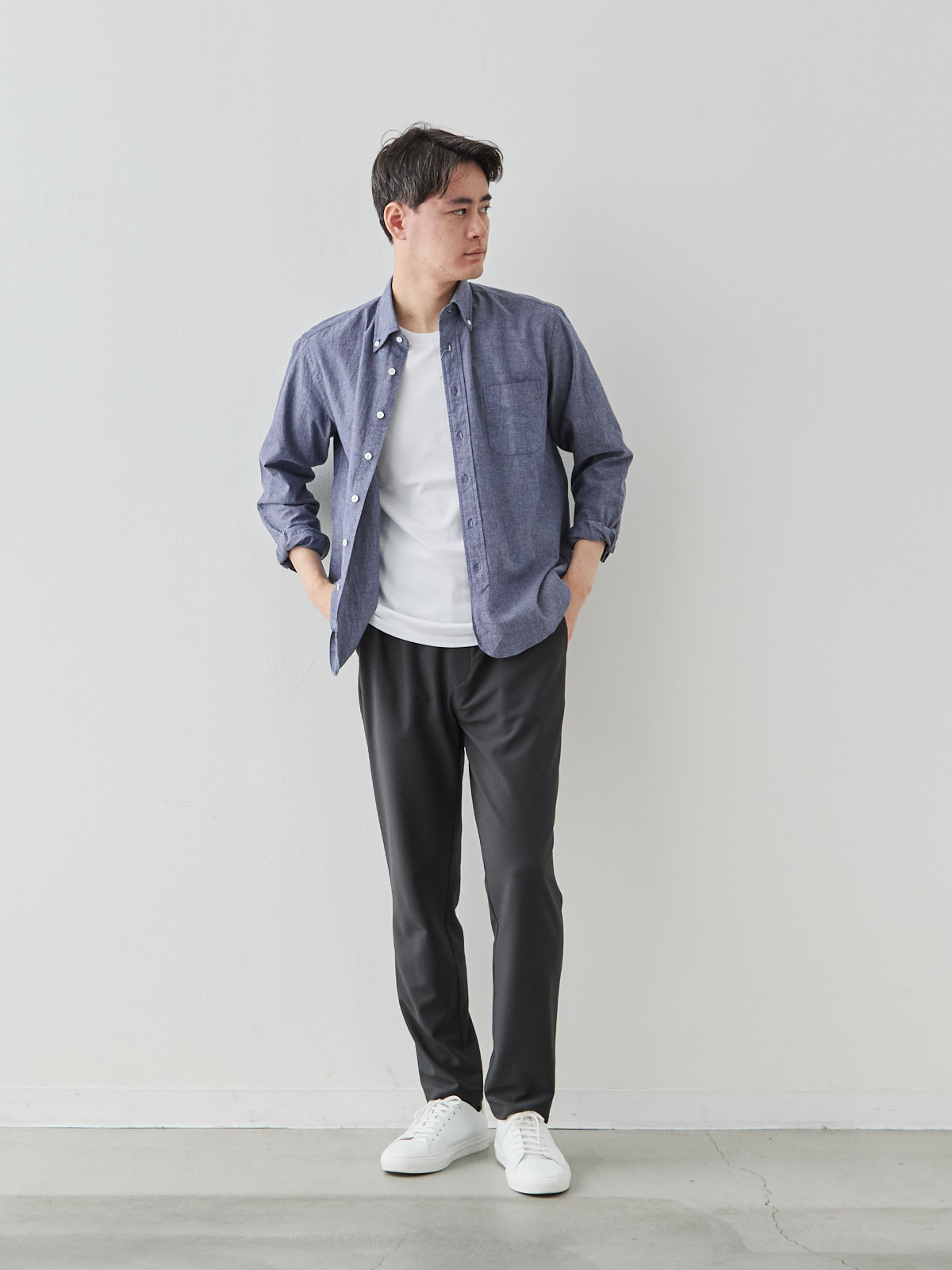 モデル 181cm 71kg ウエスト82cm サイズ L