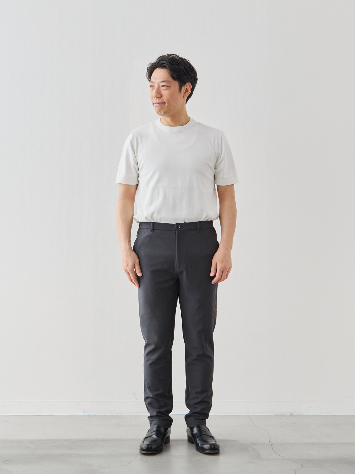 モデル 171cm 70kg ウエスト85cm サイズ M