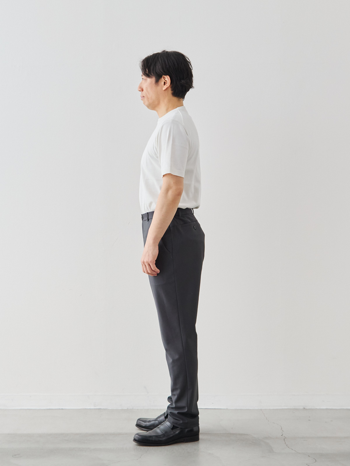 モデル 171cm 70kg ウエスト85cm サイズ L