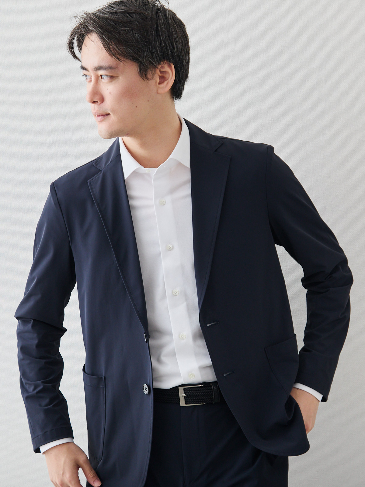 モデル 181cm 71kg ウエスト82cm サイズ L