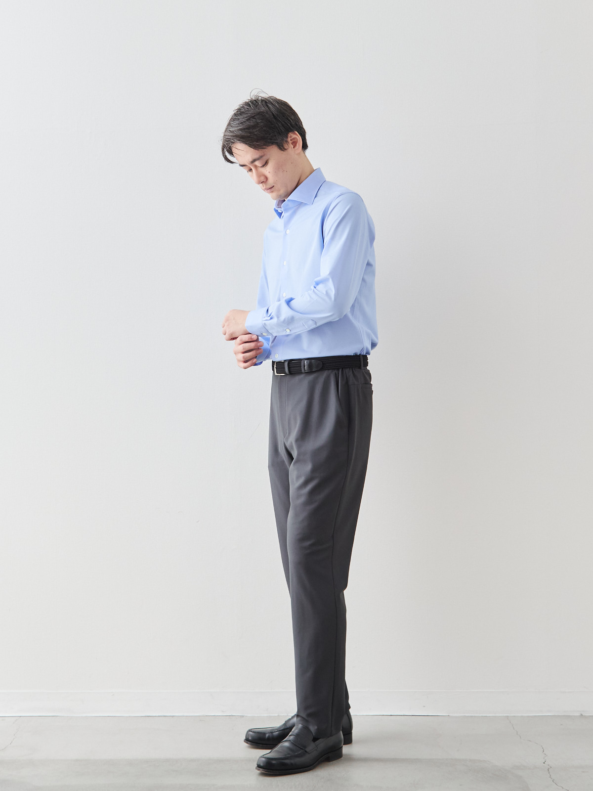 モデル 181cm 71kg ウエスト82cm サイズ L