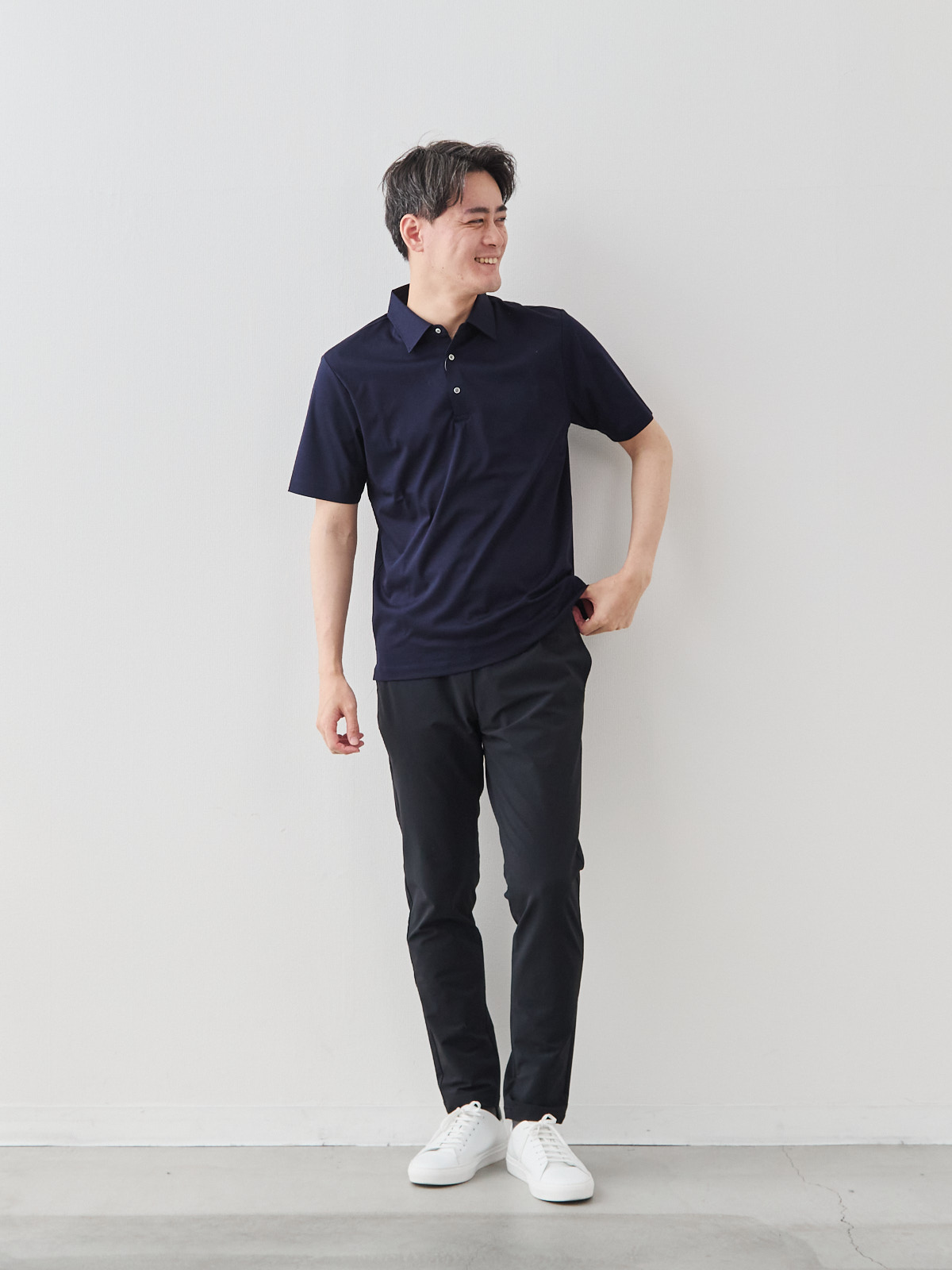 モデル 181cm 71kg ウエスト82cm サイズ L