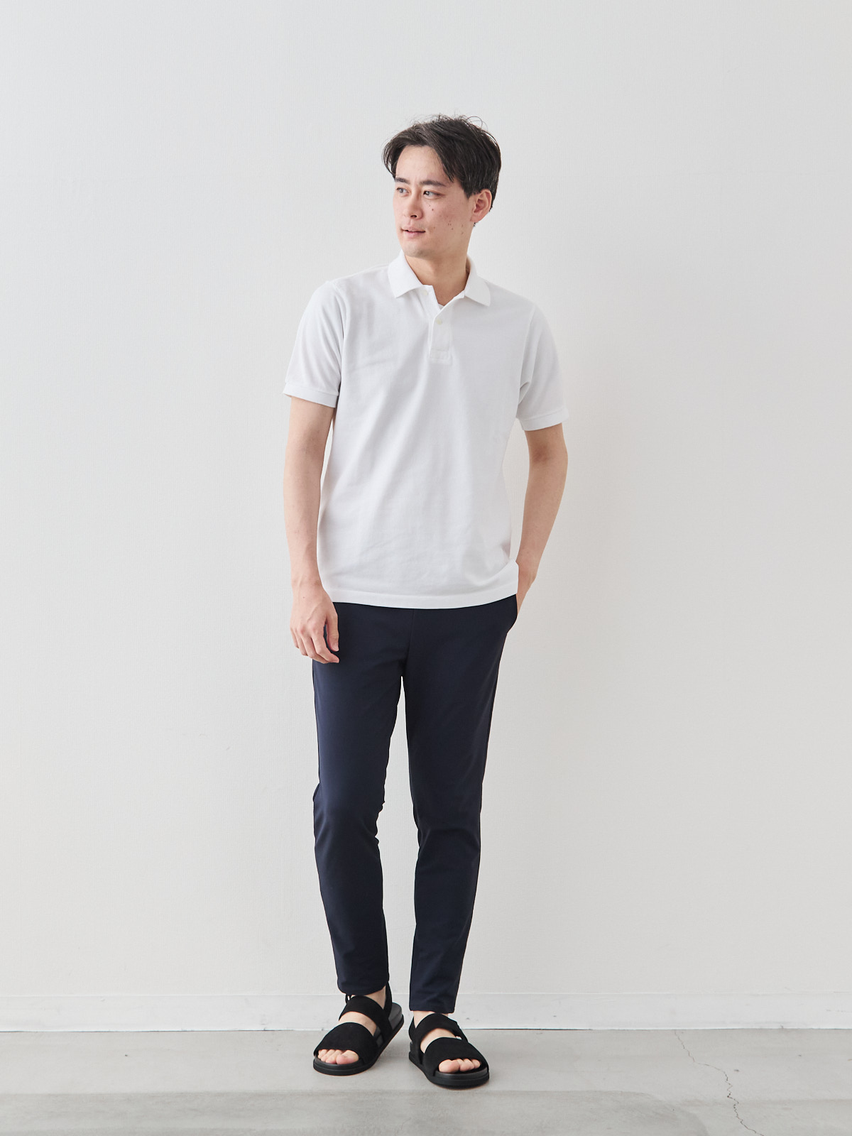モデル 181cm 71kg ウエスト82cm サイズ L