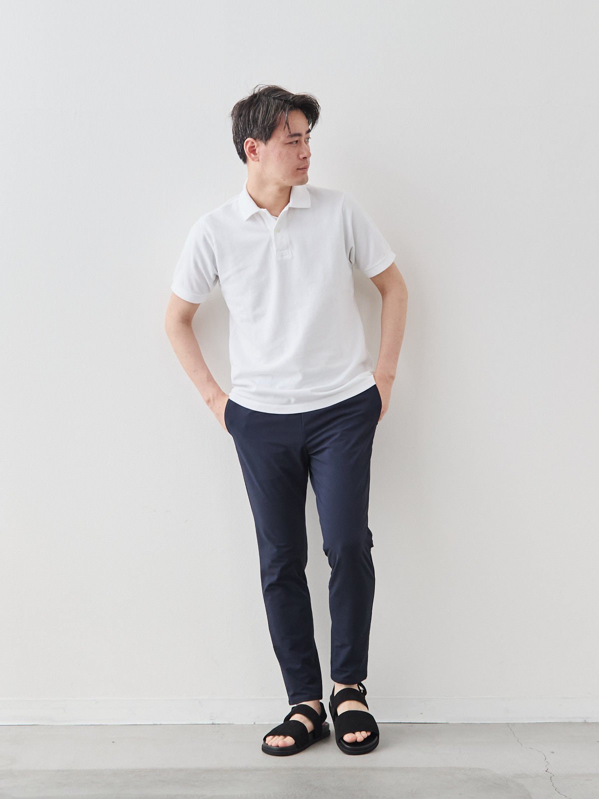 モデル 181cm 71kg ウエスト82cm サイズ L
