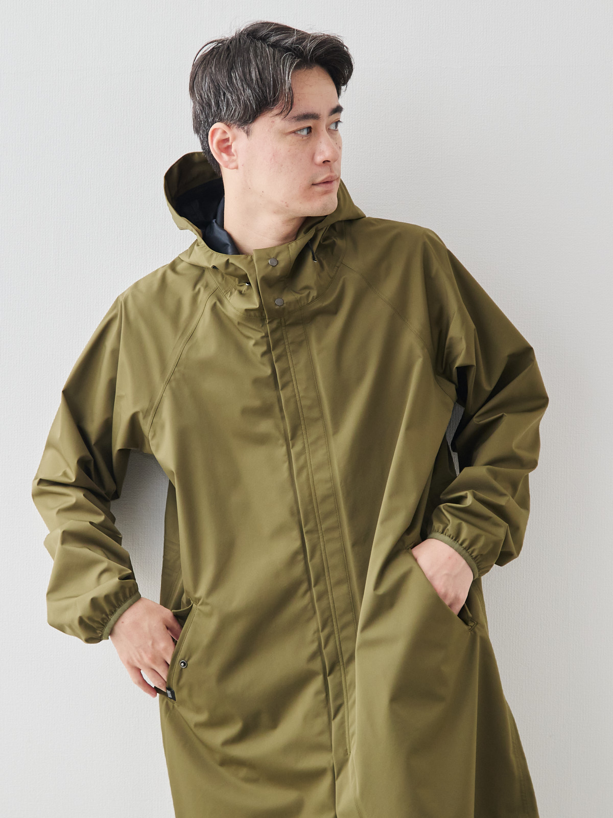 モデル 181cm 71kg ウエスト82cm サイズ L-LL