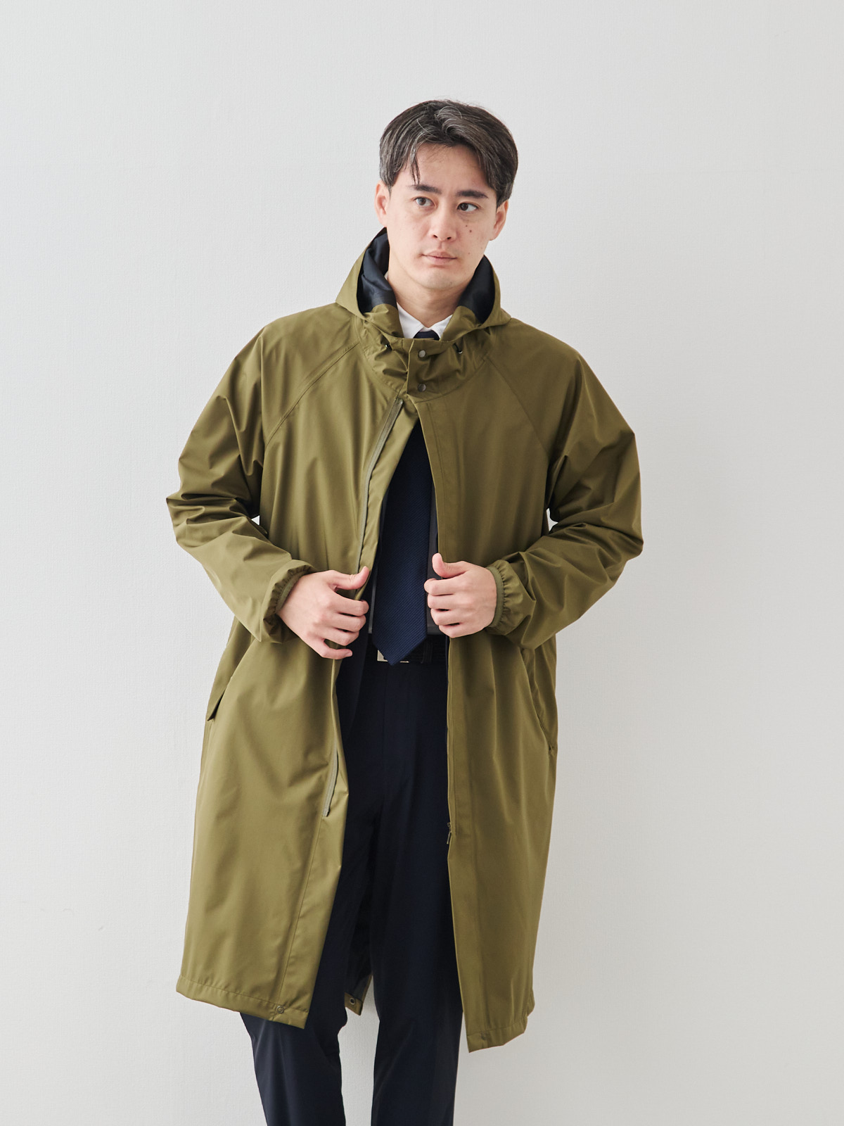 モデル 181cm 71kg ウエスト82cm サイズ L-LL