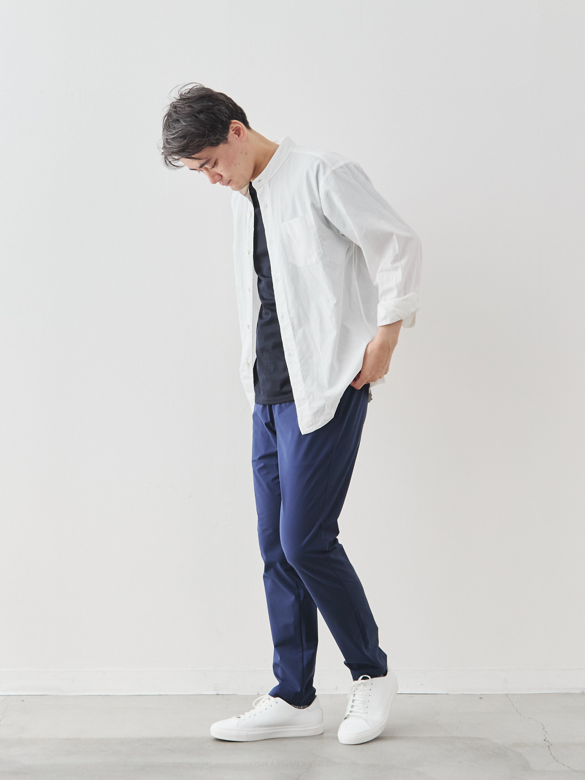 モデル 181cm 71kg ウエスト82cm サイズ L