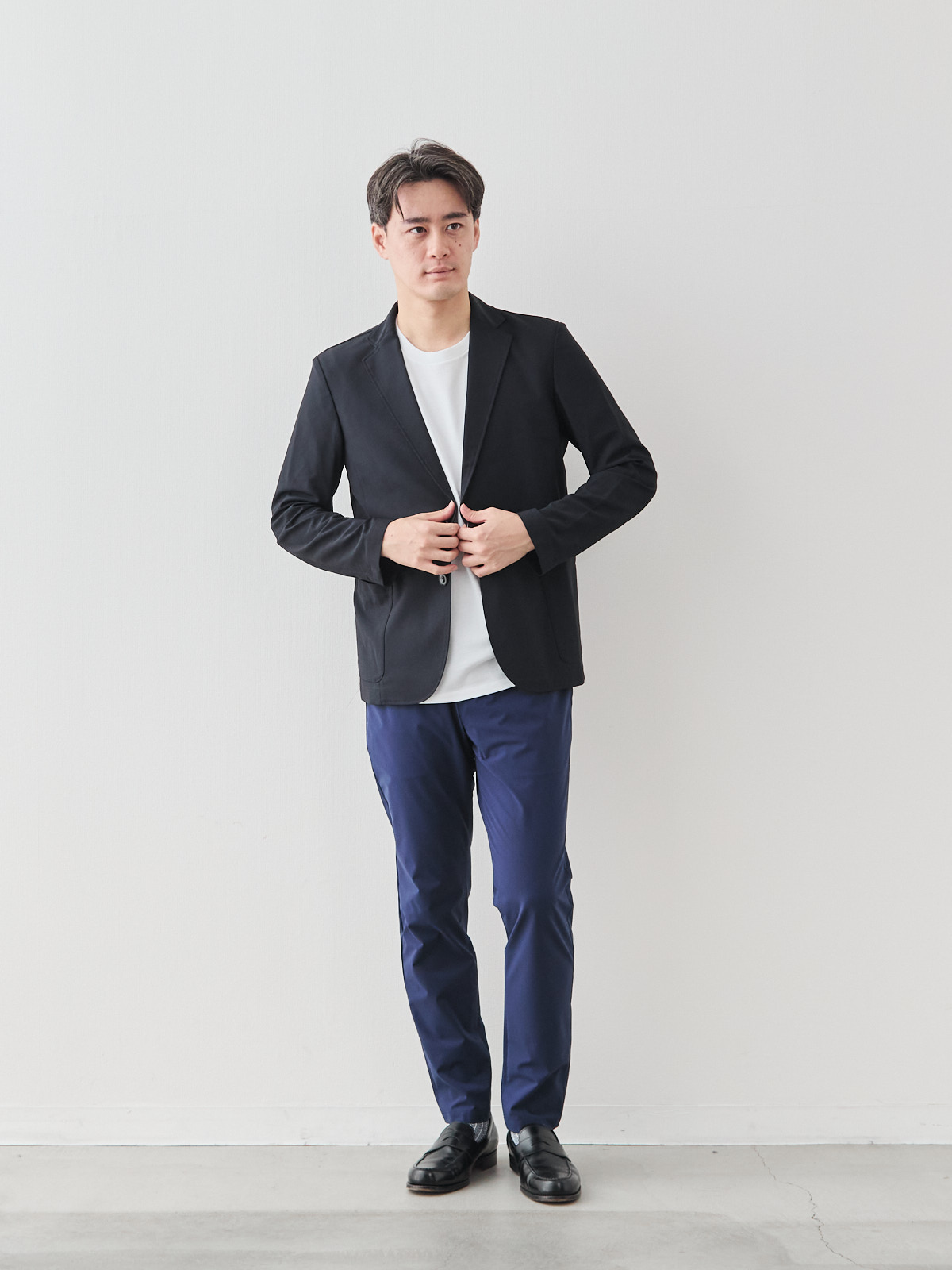 モデル 181cm 71kg ウエスト82cm サイズ L