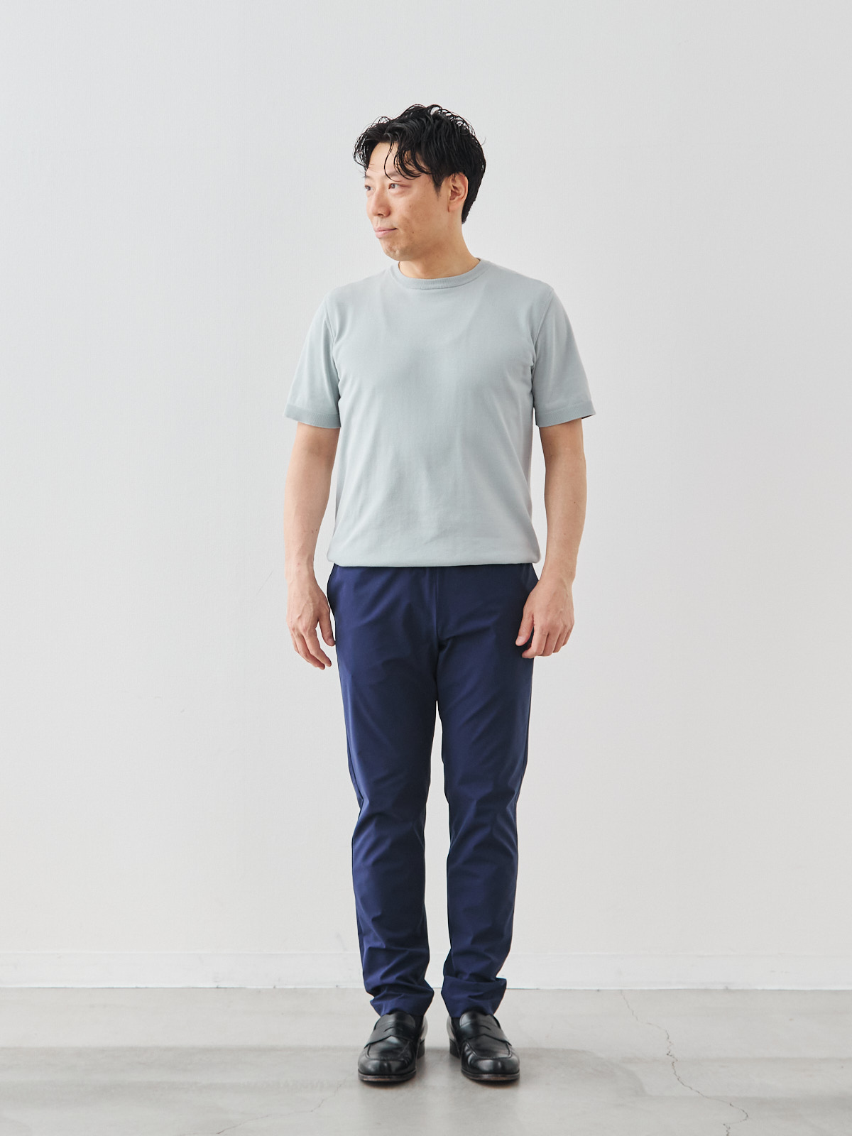 モデル 171cm 70kg ウエスト85cm サイズ L