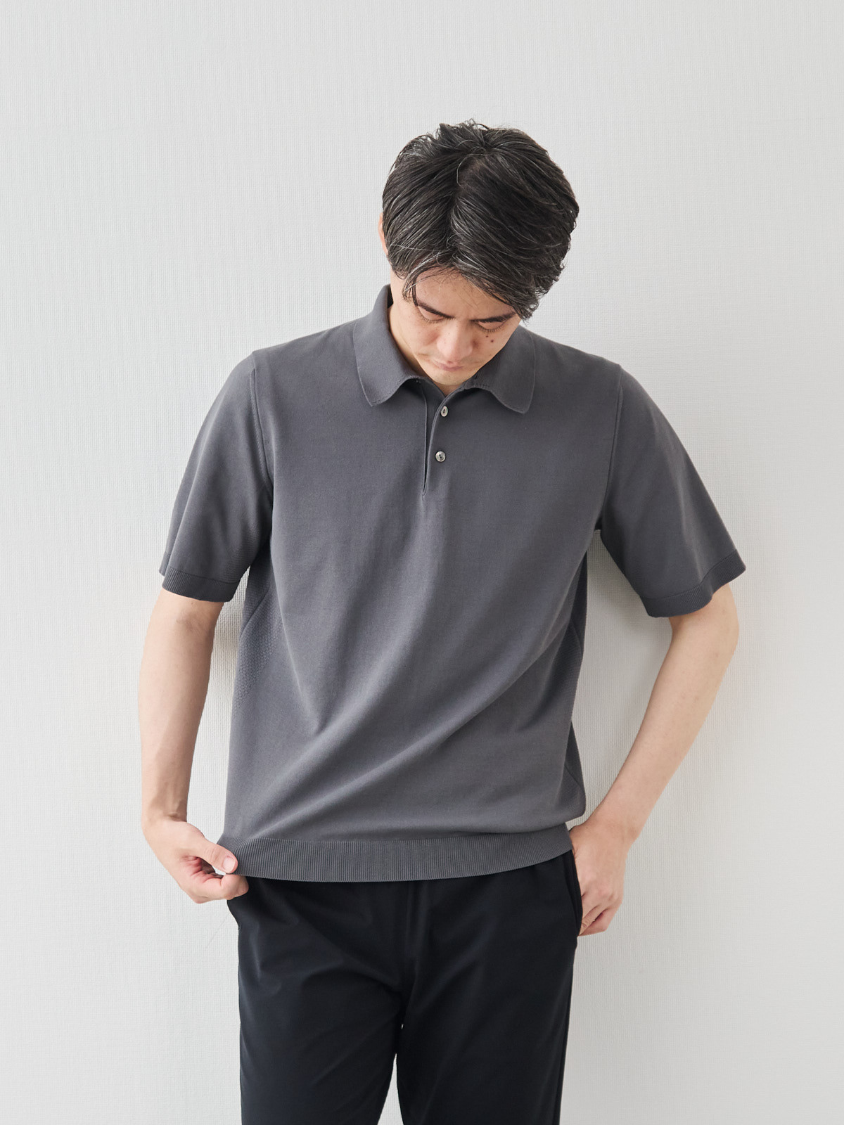 モデル 181cm 71kg ウエスト82cm サイズ L