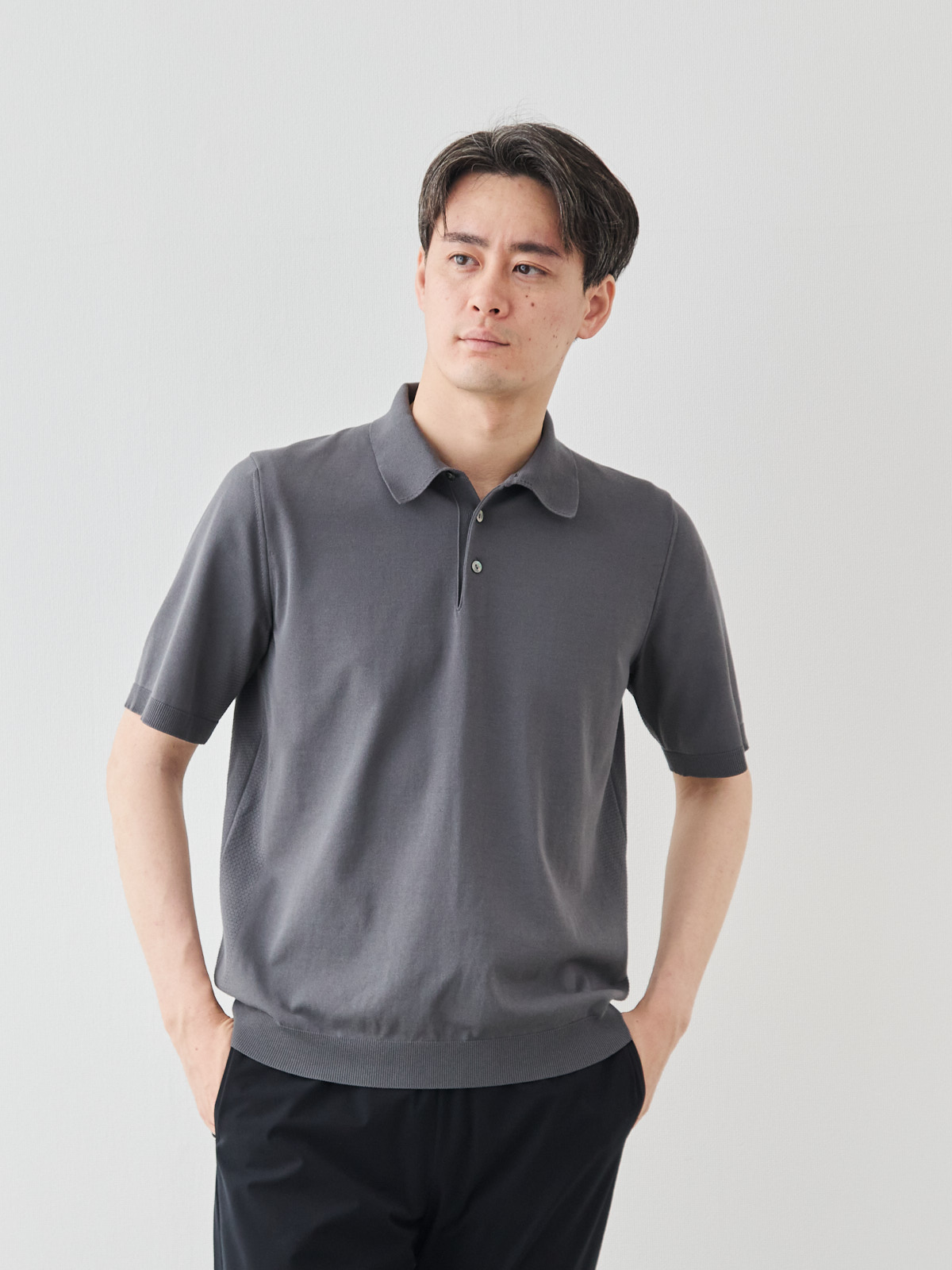 モデル 181cm 71kg ウエスト82cm サイズ L