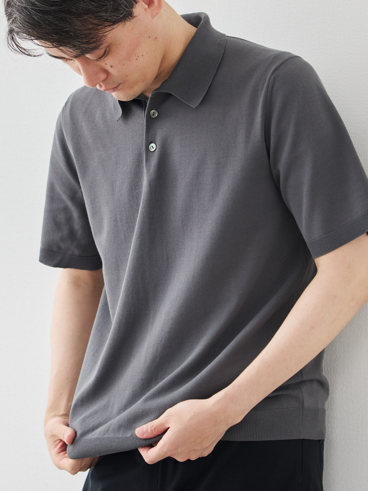 モデル 181cm 71kg ウエスト82cm サイズ L