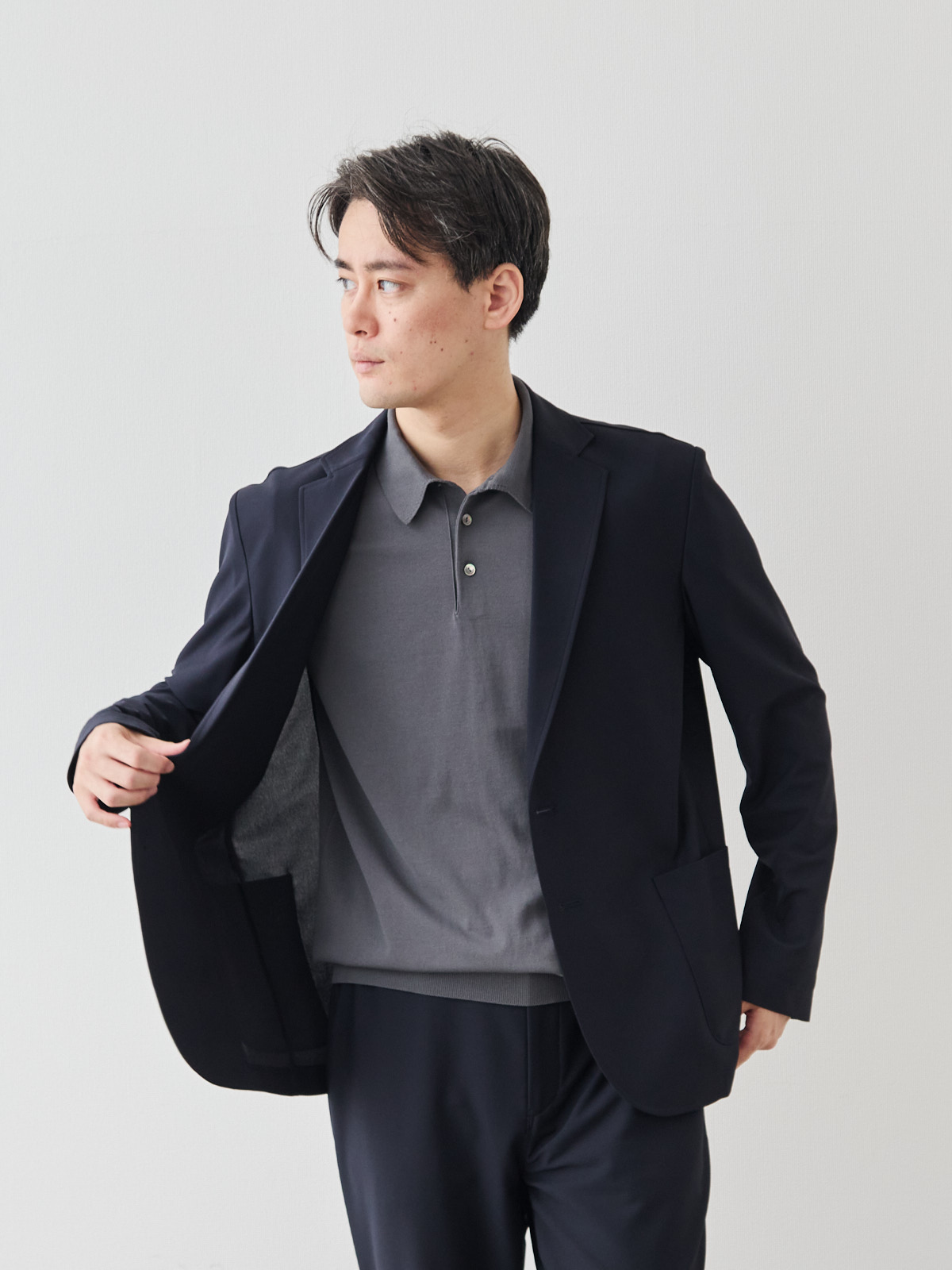 モデル 181cm 71kg ウエスト82cm サイズ L