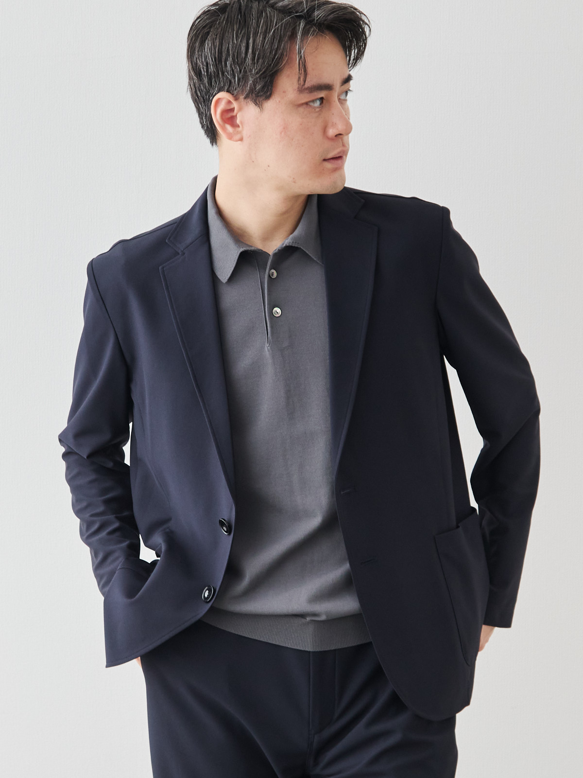 モデル 181cm 71kg ウエスト82cm サイズ L