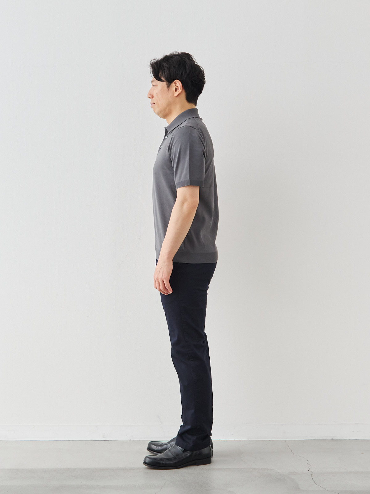 モデル 171cm 70kg ウエスト85cm サイズ M