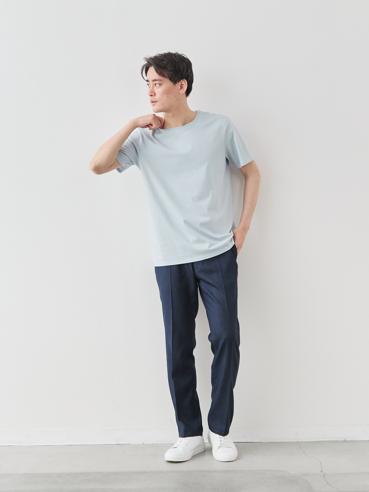 モデル 181cm 71kg ウエスト82cm サイズ L