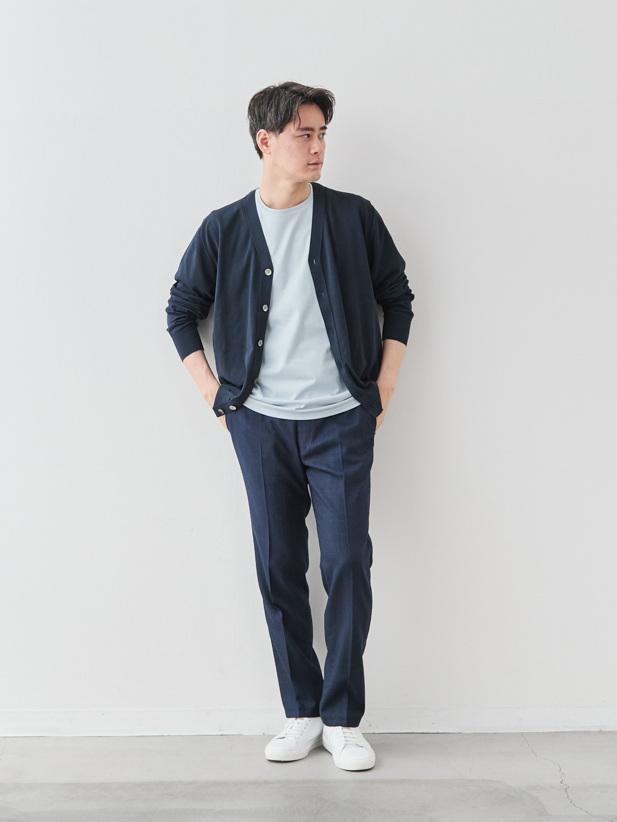 モデル 181cm 71kg ウエスト82cm サイズ L