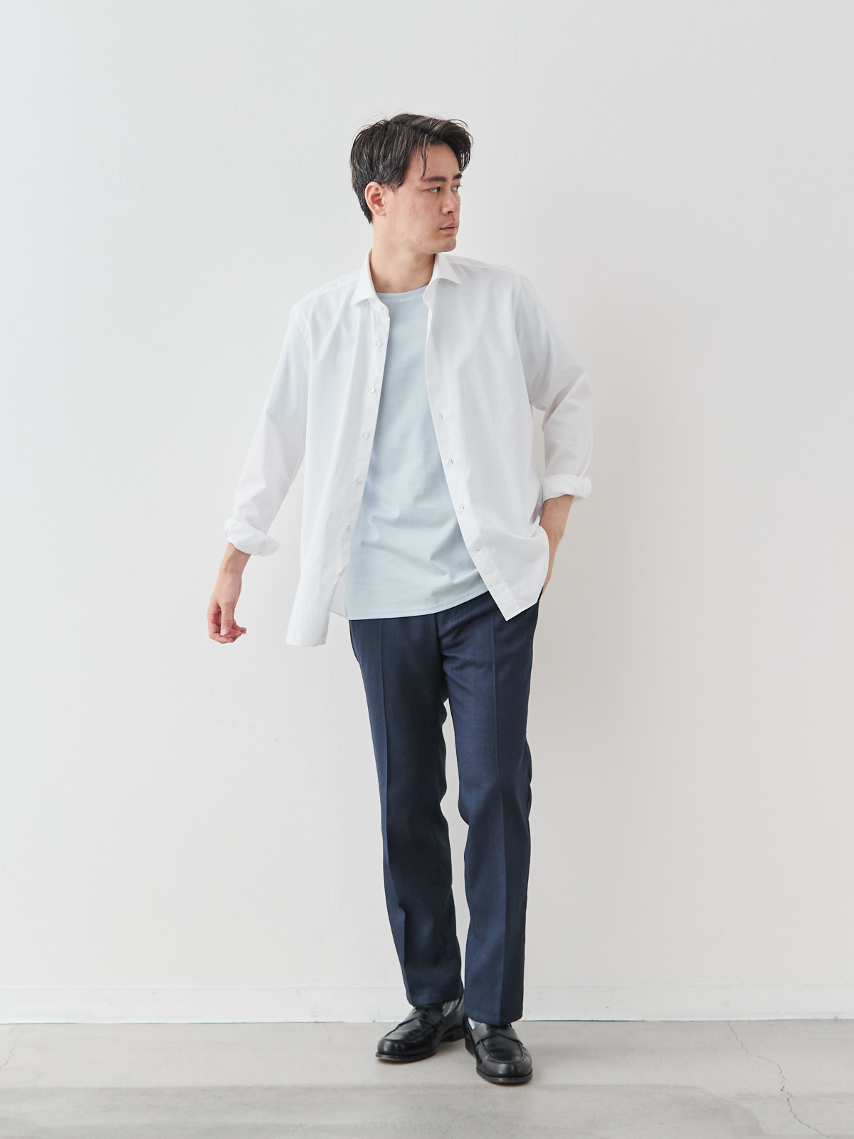 モデル 181cm 71kg ウエスト82cm サイズ L