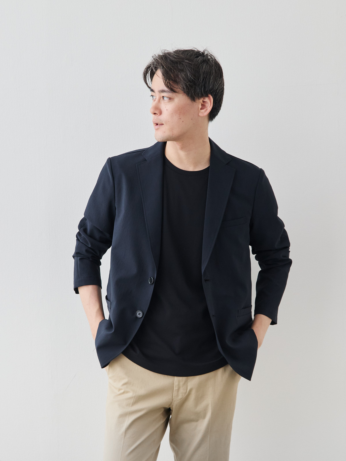モデル 181cm 71kg ウエスト82cm サイズ L