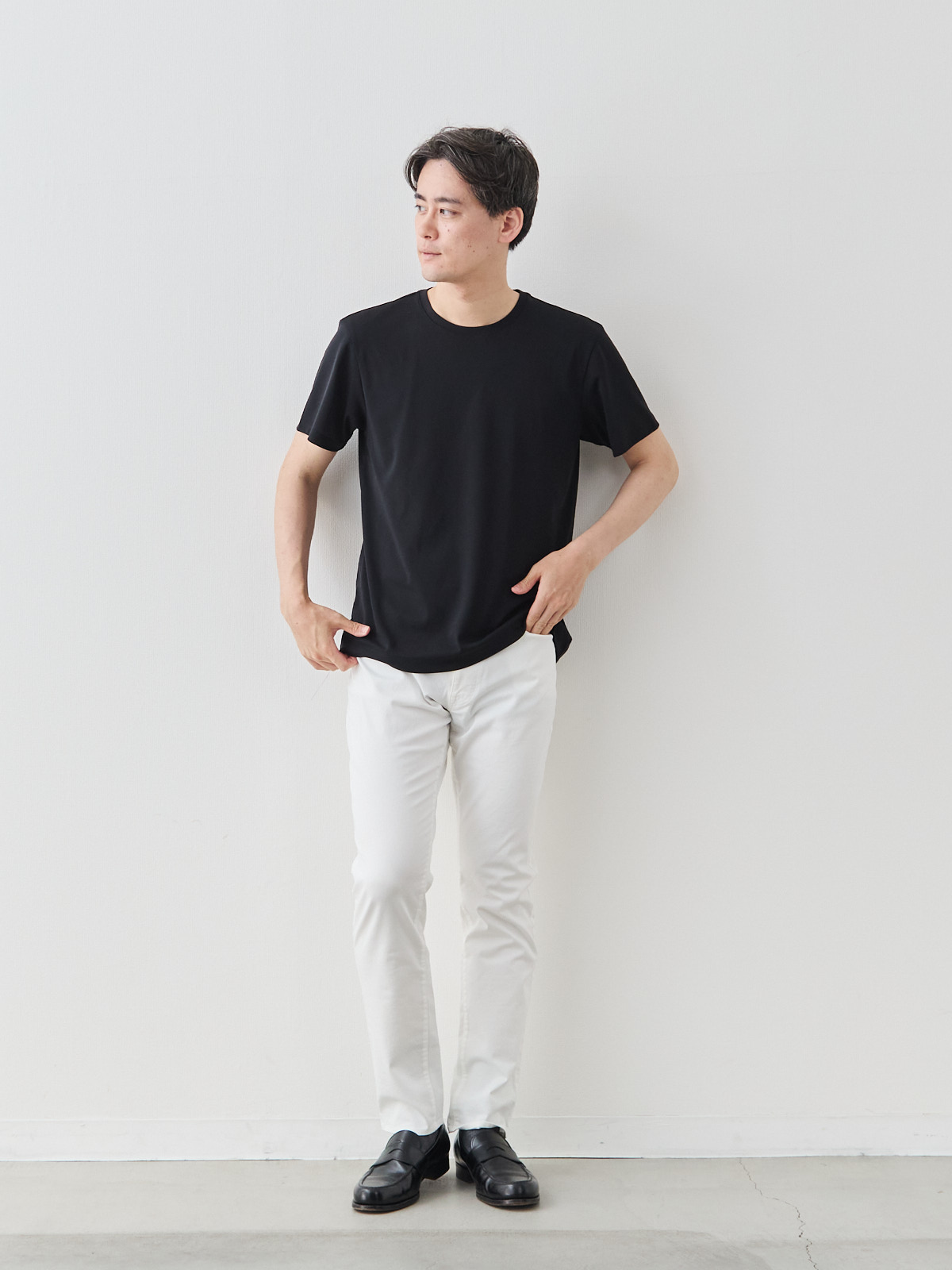 モデル 181cm 71kg ウエスト82cm サイズ L