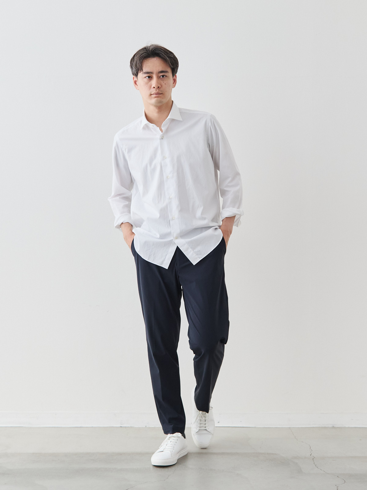 モデル 181cm 71kg ウエスト82cm サイズ L
