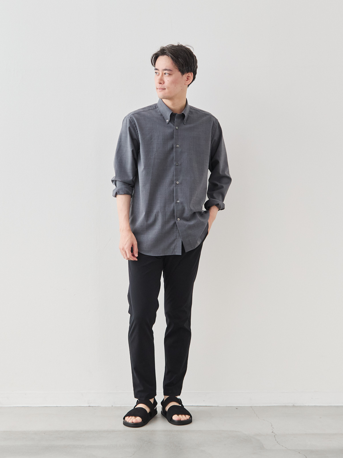 モデル 181cm 71kg ウエスト82cm サイズ L