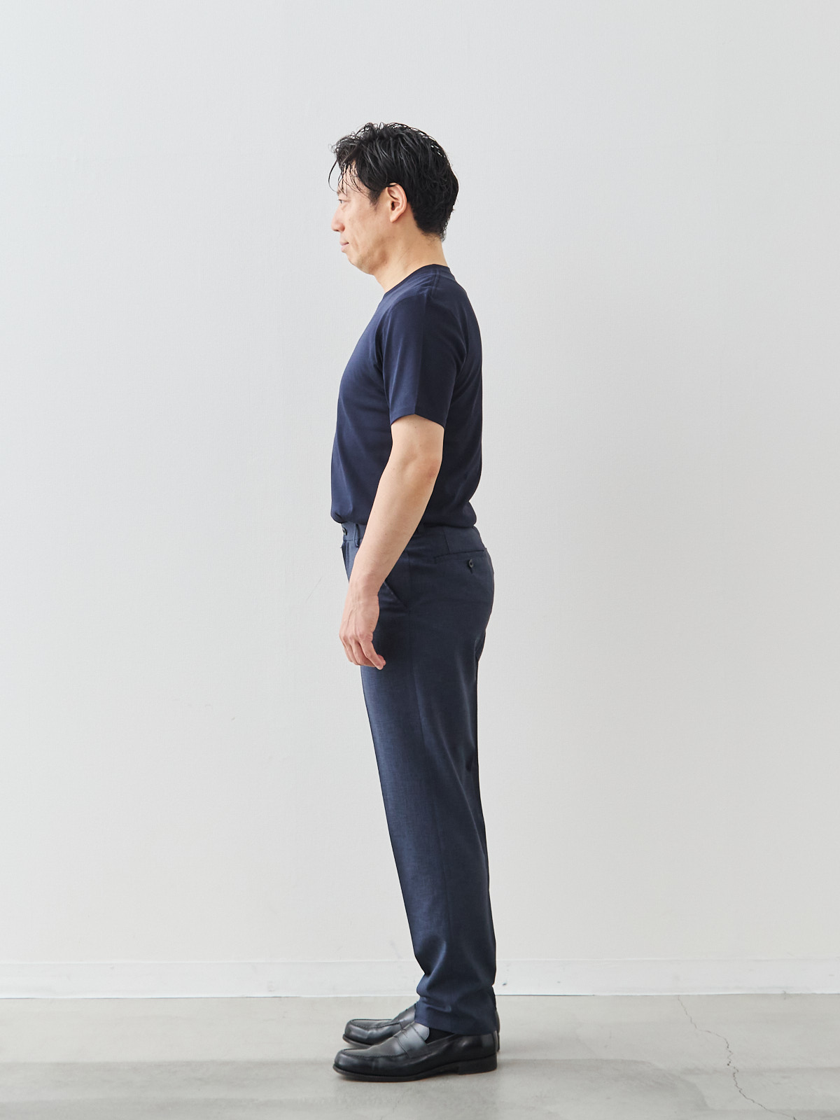 モデル 171cm 70kg ウエスト85cm サイズ M